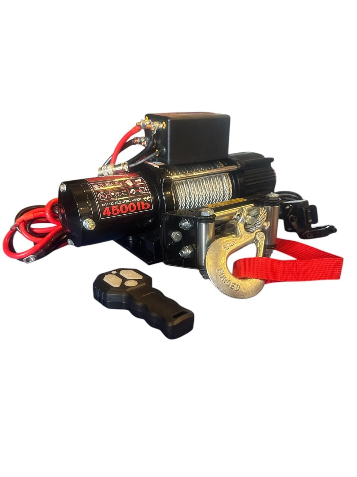 4500LB ÇELİK HALATLI ATV VİNCİ 12V