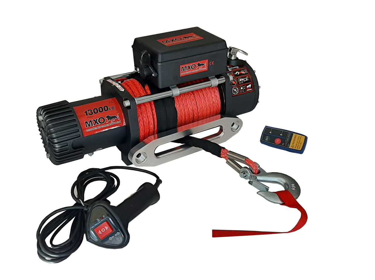 MXO Sent.Halatlı Uzakt. Kum.13000 lb Vinç 12V | MXO | MXO VİNÇ