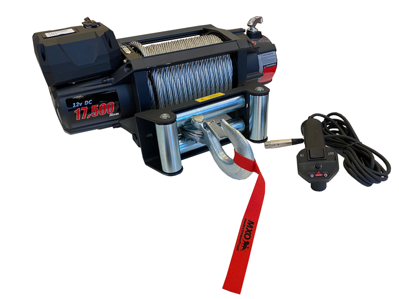 MXO 17500lb Çelik Halatlı Vinç 12V