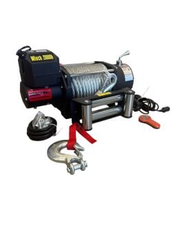 MXO Çelik Halatlı Vinç 20000lb 24V TAMBUR ( 22 MT HALATI )