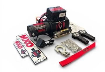 MXO Sentetik Halatlı Uzk. Kum. 3000 lb Vinç 12 V