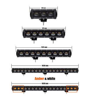 8D Siyah Mercekli Led Bar Serisi