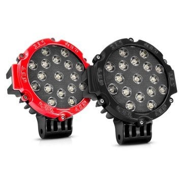 7'' Kırmızı & Siyah Led Projektör