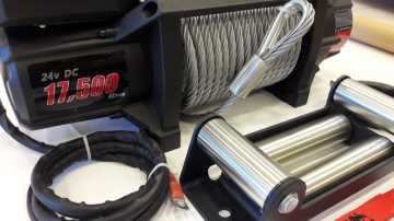 MXO Çelik Halatlı Uzakt. Kum.17500lb Vinç 24V ( 28 MT HALAT )