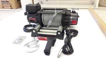 MXO Çelik Halatlı Uzakt. Kum.17500lb Vinç 24V ( 28 MT HALAT )