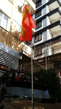 Ledli Bayrak Direği 2.4 Metre