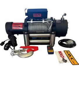 MXO VİNÇ 20000 LB 12V ÇELİK HALATLI TAMBUR ( 28 MT HALATI )