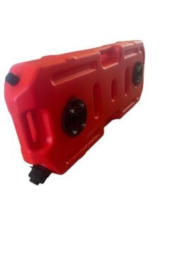 Plastik Benzin ve Su Bidonu 20LT Braket Dahil Kırmızı