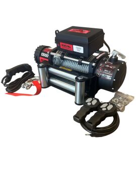 MXO 13000 lb Çelik Halatlı Uzaktan Kumandalı Vinç 12V Kurtarıcı Tambur ( 28 MT HALAT )