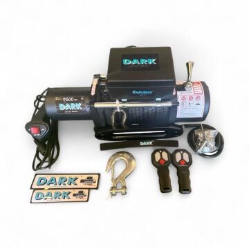 DARK VİNÇ 9500LB SENTETİK HALATLI KOLLU 12V VİNÇ TAMBUR