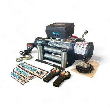 DARK VİNÇ  9500LB ÇELİK HALATLI KOLLU 12V VİNÇ TAMBUR