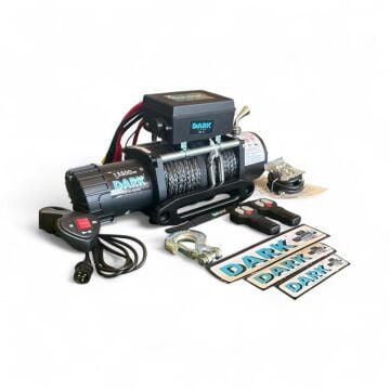 DARK VİNÇ 13500LB SENTETİK HALATLI KOLLU 12V VİNÇ TAMBUR