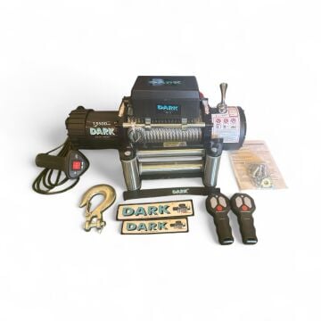 DARK VİNÇ 13500LB ÇELİK HALATLI KOLLU 12V VİNÇ TAMBUR