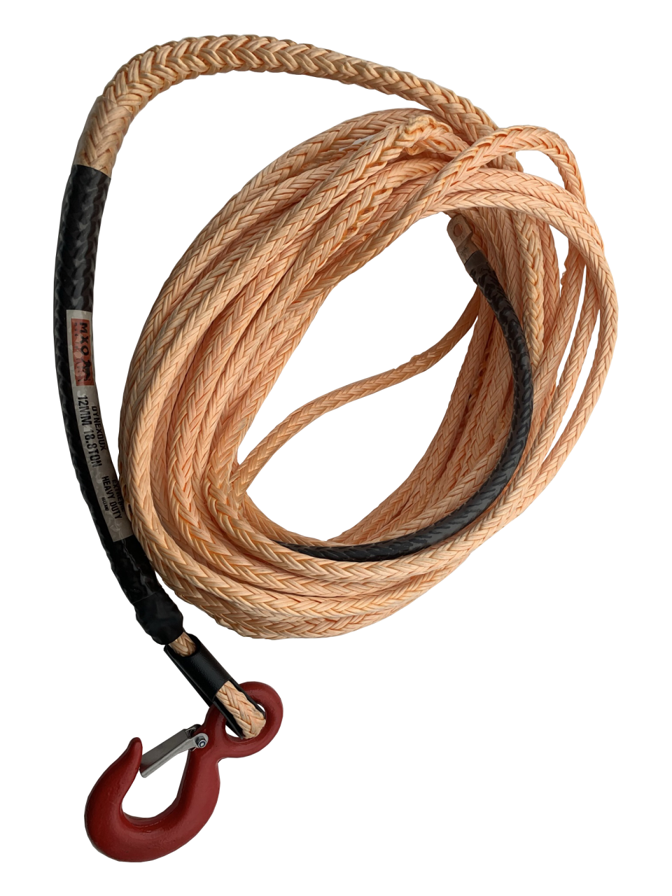 Dux 12mm 18.8ton sentetik vinç halatı