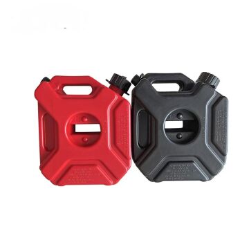 Plastik Su ve Benzin Bidonu Siyah 5 LT Braketsiz