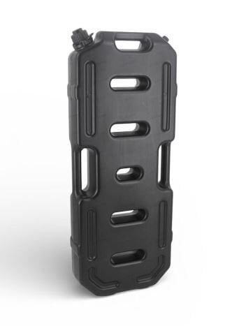 Plastik Benzin ve Su Bidonu 20LT Braketsiz Siyah