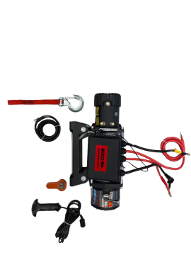 MXO 13000 LB ÇELİK HALATLI 12V KOLLU TAMBUR ( 26MT HALAT )