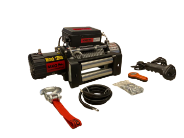 MXO 13000 LB ÇELİK HALATLI 12V KOLLU TAMBUR ( 26MT HALAT )