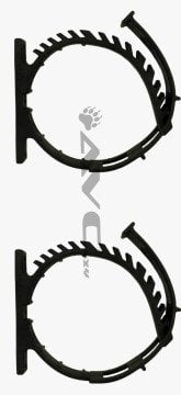 Kauçuk Yangın Tüpü Taşıyıcı Kelepçe Büyük